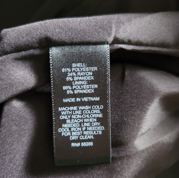 Express Cropped Blazer 3/4 Ruched Sleeve - Picture 6 of 6